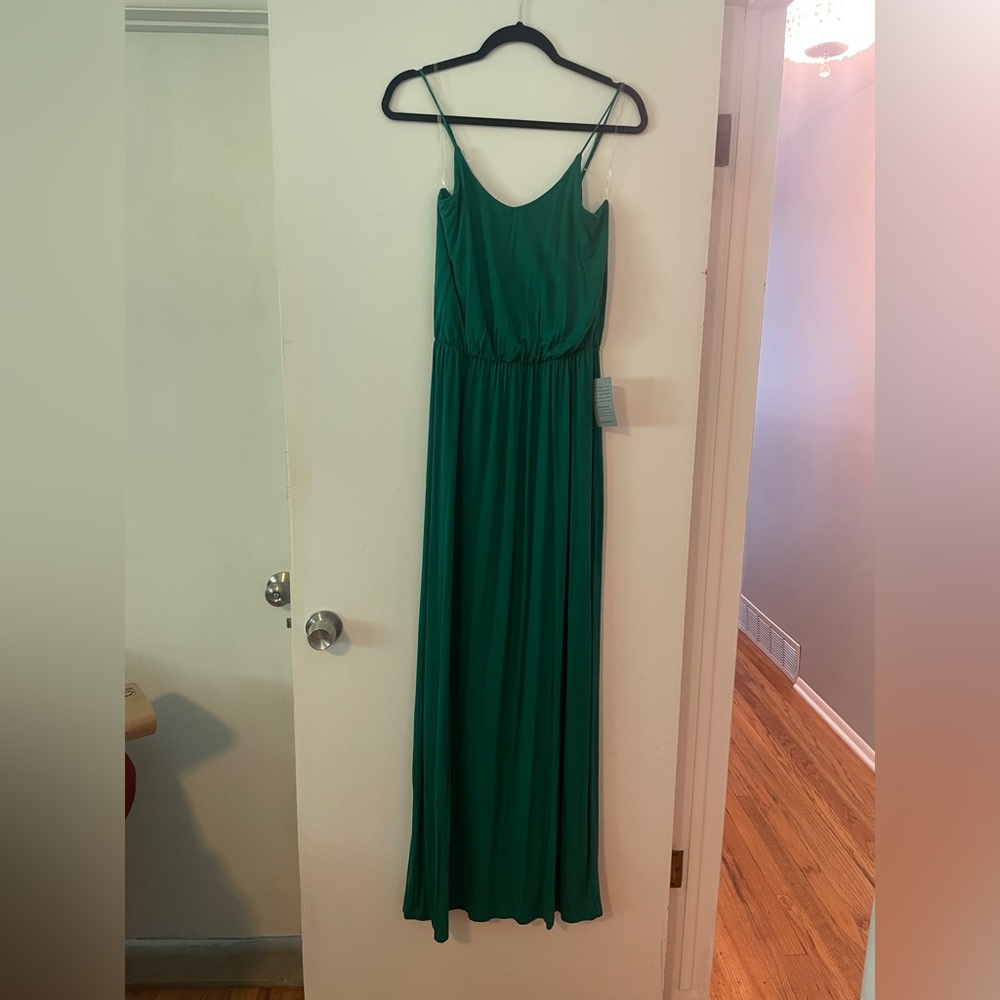 NWT Green Maxi Dress - Picture 2 of 2